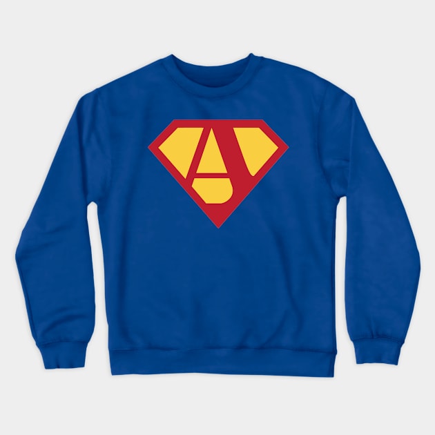 Letter A Crewneck Sweatshirt by Ryan